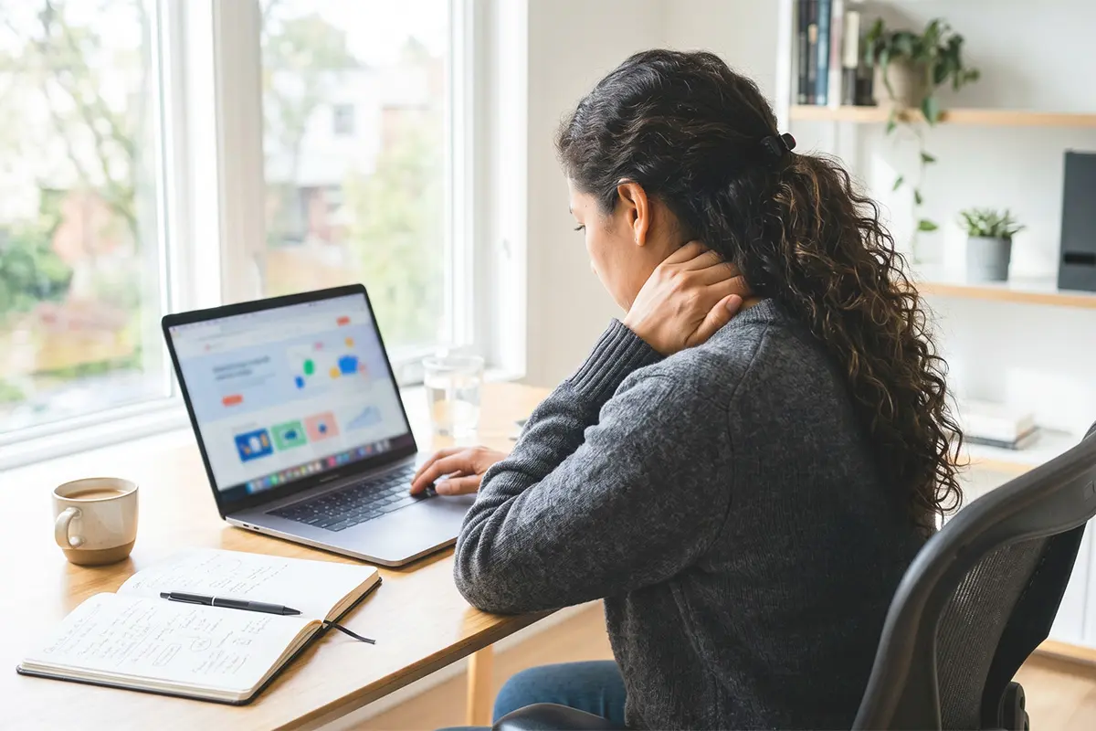Empresaria mexicana evaluando su presencia digital — TechRodea diseño web